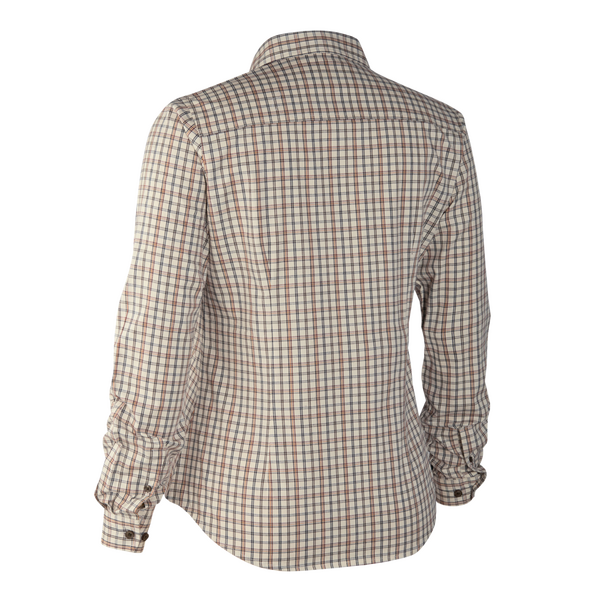 Deerhunter Lady Harper - Green Check női vadászing hátulról