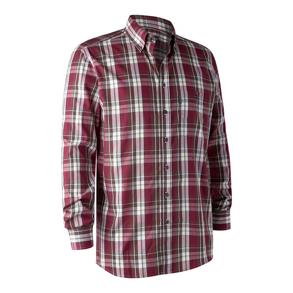 Deerhunter Michael Červená pánska lovecká košeľa vpredu Deerhunter Michael Red férfi vadász ing elülről