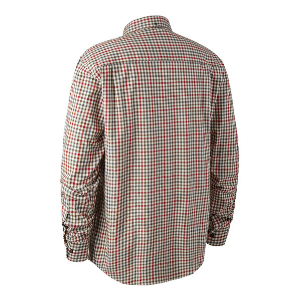 Deerhunter Zachary - Red Checked férfi vadász ing hátulról