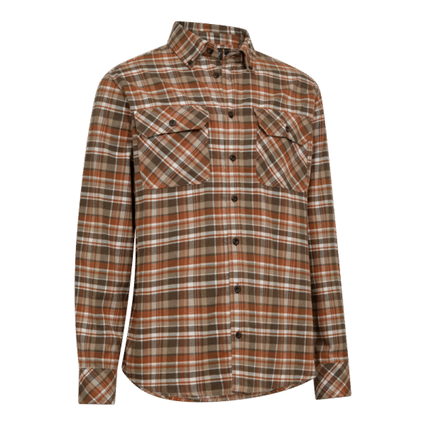 Deerhunter Andrew Shirt Orange Check narancs kockás flanel ing elülről