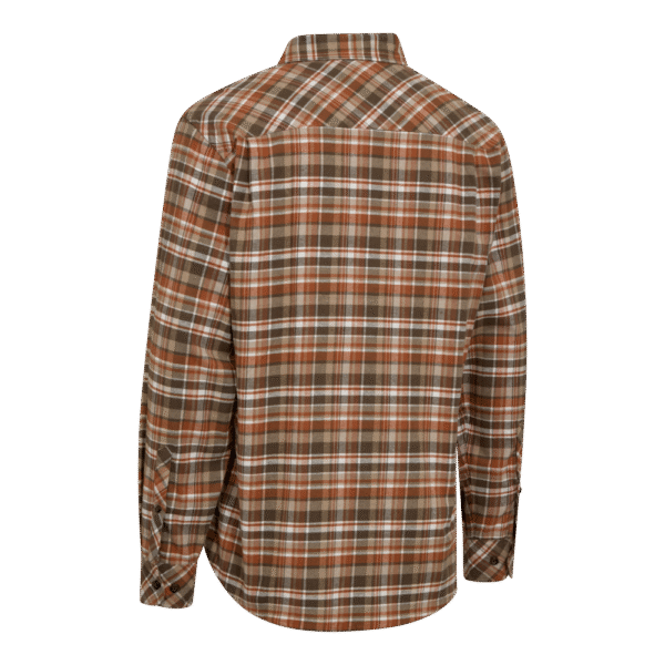 Deerhunter Andrew Shirt Orange Check narancs kockás flanel ing hátulról