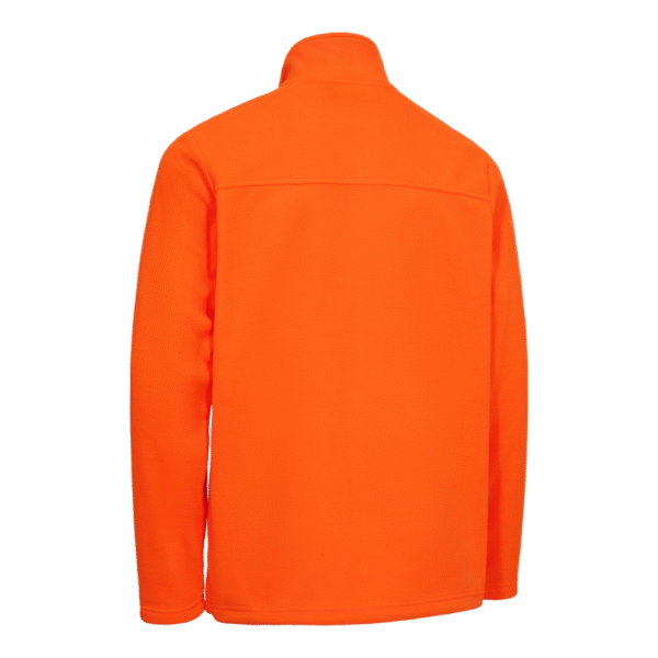Deerhunter Atlas Light Fleece Jacket Safety Orange könnyű polár kabát hátulról