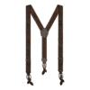 Deerhunter Combi Braces Walnut gombos és csatos nadrágtartó