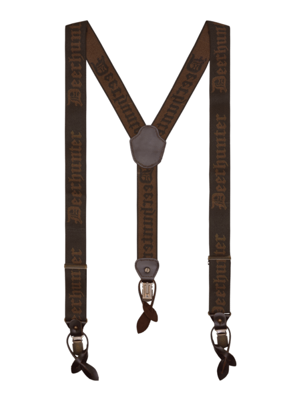 Deerhunter Combi Braces Walnut gombos és csatos nadrágtartó