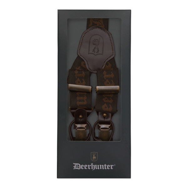 Deerhunter Combi Braces Walnut gombos és csatos nadrágtartó