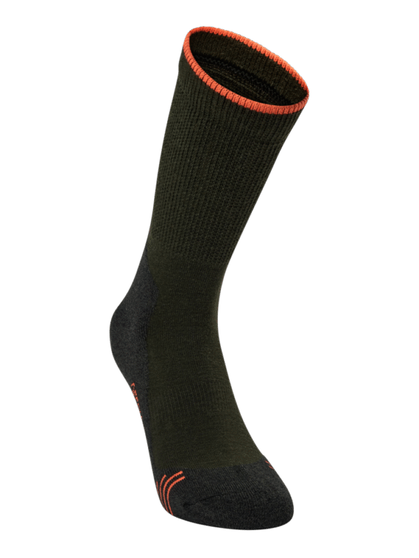 Deerhunter Coolmax Socks Forest Green technikai vadász zokni elülről