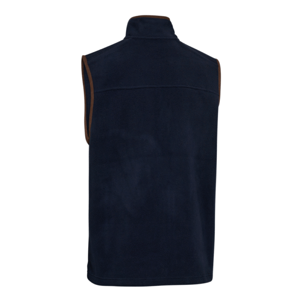 Deerhunter Cumbria Fleece Waistcoat Dark Blue polár mellény hátulról