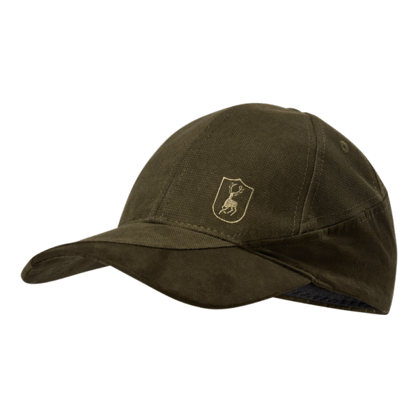 Deerhunter Eagle Cap Tarmac Green állítható vadászsapka elülről