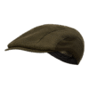 Deerhunter Eagle Flatcap Tarmac Green lapos vadászsapka elülről