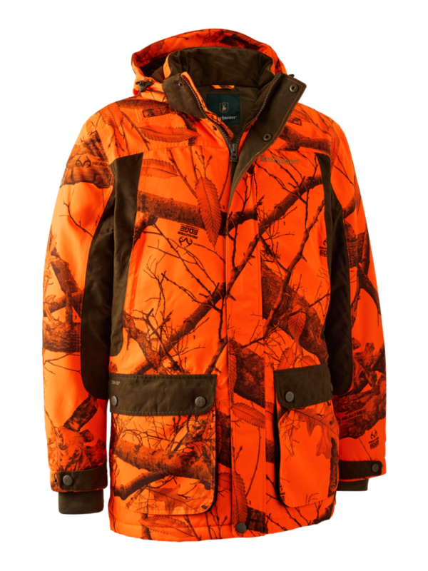 Deerhunter Eagle Winter Jacket REALTREE EDGE® ORANGE téli vadászkabát elülről