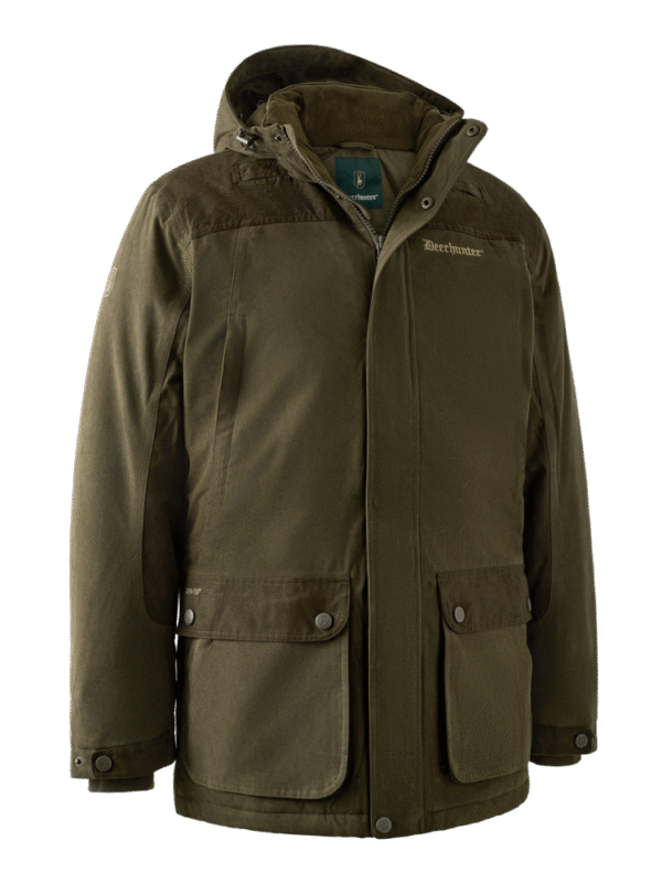 Deerhunter Eagle Winter Jacket Tarmac Green téli vadászkabát elülről