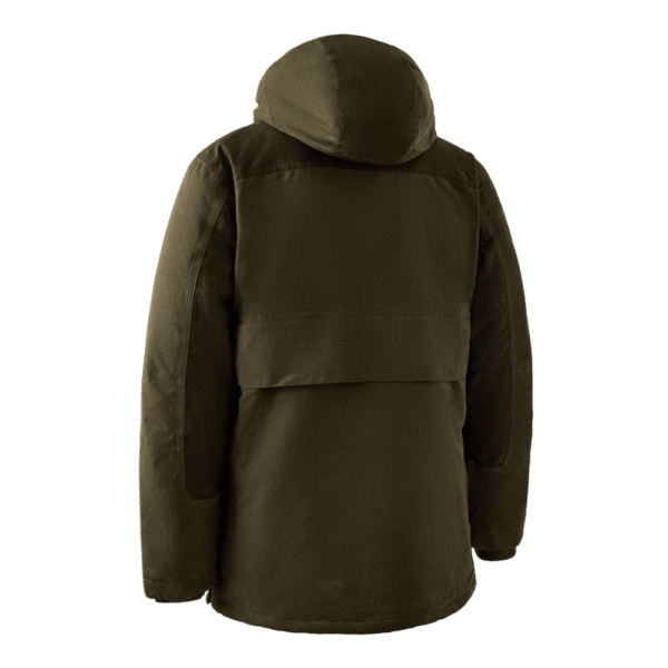 Deerhunter Eagle Winter Jacket Tarmac Green téli vadászkabát hátulról