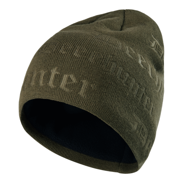 Deerhunter Embossed Logo Hat Tarmac Green polár béléses sapka elülről