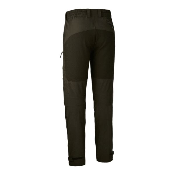 Deerhunter Excape Light nohavice Art Zelené ľahké poľovnícke nohavice zozadu Deerhunter Excape Light Trousers Art Green könnyű vadásznadrág hátulról