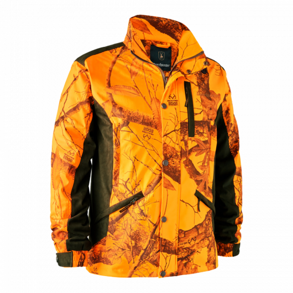 Deerhunter Explore Realtree Adapt Realtree Edge Oranžová pánska bunda Deerhunter Explore Realtree Adapt Realtree Edge Orange férfi kabát elülről