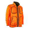 Deerhunter Gamekeeper Bonded Fleece Jacket Oranžová obojstranná polárna bunda Deerhunter Gamekeeper Bonded Fleece Jacket Orange megfordítható polár kabát elülről