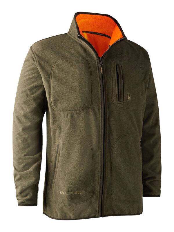 Deerhunter Gamekeeper Bonded reversible Orange férfi kétoldalú kabát elülről