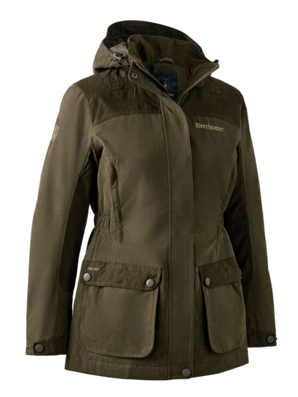 Deerhunter Lady Eagle Tarmac Green női kabát elülről