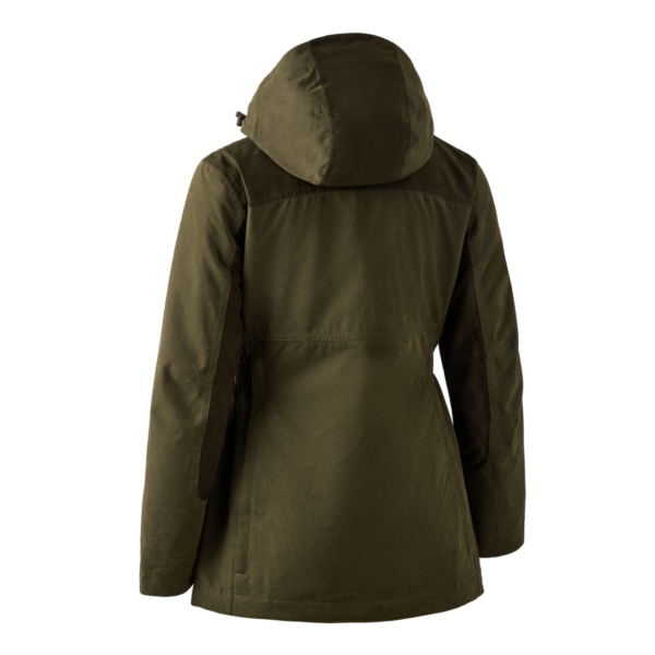 Deerhunter Lady Eagle Tarmac Green női kabát hátulról