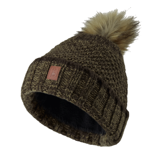 Deerhunter Lady Knitted Hat Art Green női kötött sapka elulról