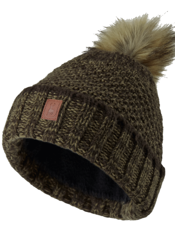 Deerhunter Lady Knitted Hat Art Zelená dámska pletená čiapka spredu Deerhunter Lady Knitted Hat Art Green női kötött sapka elulról