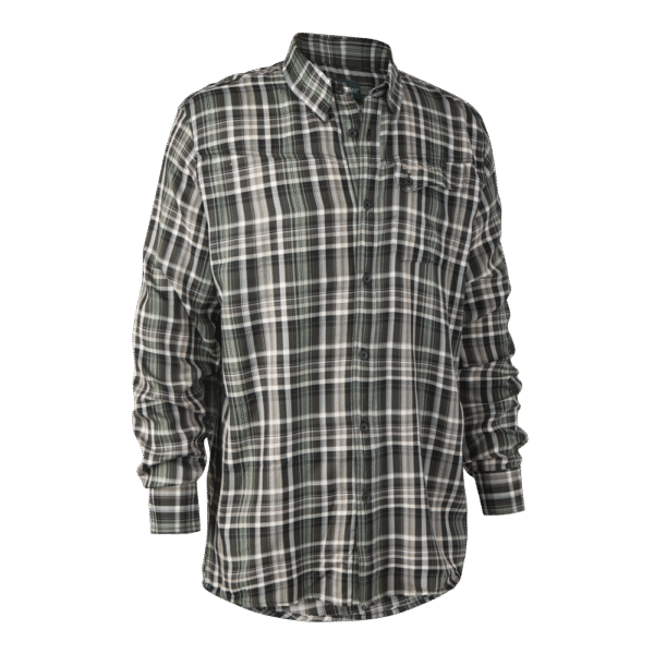 Deerhunter Mateo Shirt Green Check zöld kockás ing elülről