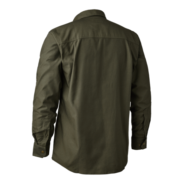 Deerhunter Matobo Shirt Forest Green erdőzöld stretch ing hátulról
