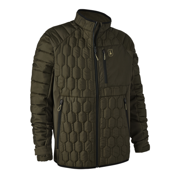 Deerhunter Mossdale Quilted - Forest Green férfi kabát elülről