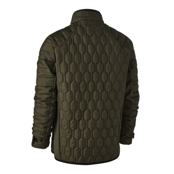 Deerhunter Mossdale Quilted - Forest Green férfi kabát hátulról