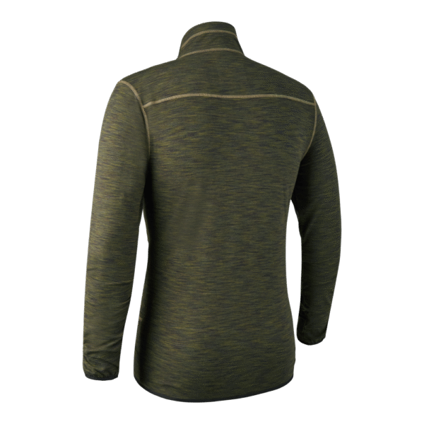 Deerhunter Norden Insulated Fleece Green Melange bélelt polár felső hátulról