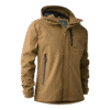 Deerhunter Sarek Shell Jacket Butternut kapucnis technikai esőkabát elülről