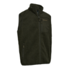 Deerhunter Atlas Fleece Waistcoat Forest Green férfi polár mellény elülről