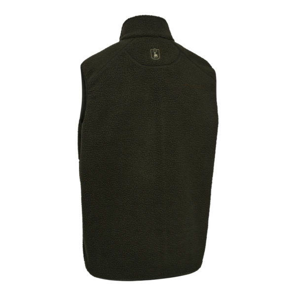 Deerhunter Atlas Fleece Waistcoat Forest Green férfi polár mellény hátulról