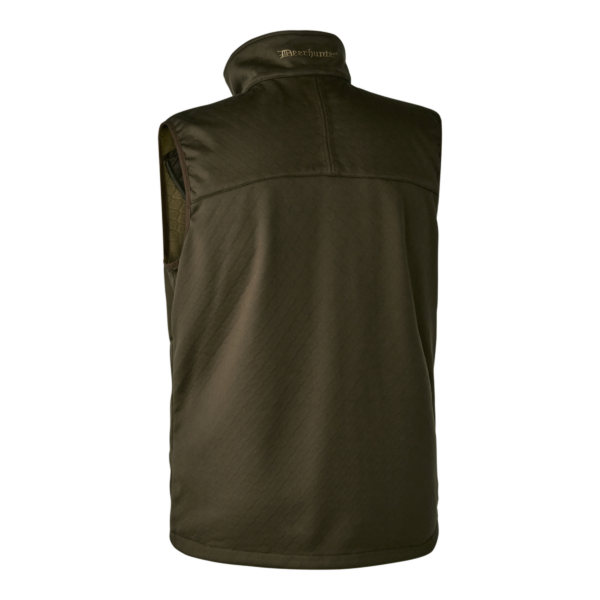 Deerhunter Excape Softshell Waistcoat Art Green férfi mellény hátulról