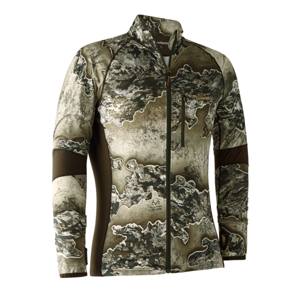 Deerhunter Excape Insulated Cardigan REALTREE EXCAPE™ pánske termo tričko vpredu Deerhunter Excape Insulated Cardigan REALTREE EXCAPE™ férfi termo póló elülről