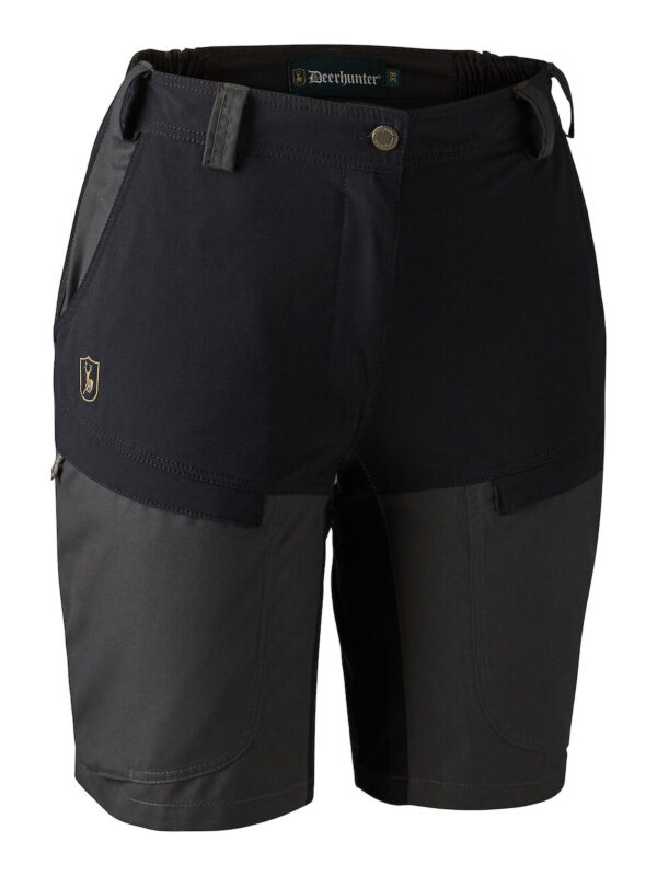 Deerhunter Lady Ann Shorts Black Ink női rövidnadrág elülről