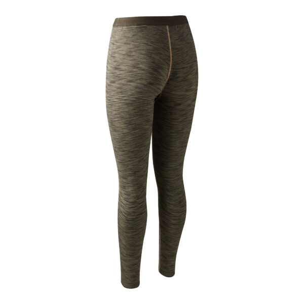 Deerhunter Lady Insulated Leggings Brown Melange női leggings hátulról